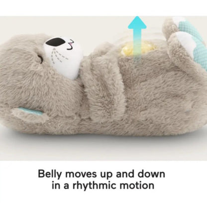 Popular newborn soothing doll, sleeping toy that &quot;breathes&quot;, baby otter baby toy, music for early childhood education