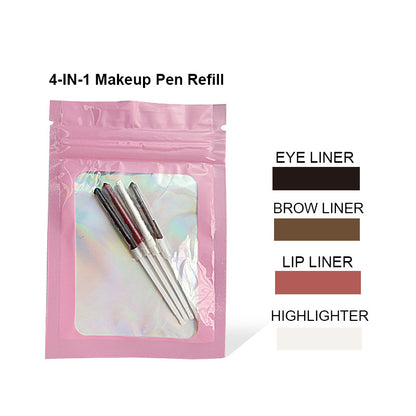 4 in 1 makeup pen 4in1 makeup pen 4 colors 4 colors 4 in 1 eyebrow pencil lip line highlight eyeliner