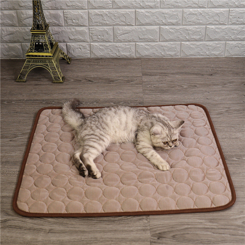 Pet Cooling Pad Mat in use