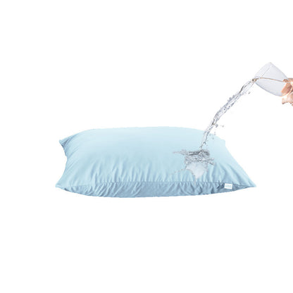 Waterproof pillowcase knitted cloth anti-mite anti-saliva anti-head oil single pillowcase pillow core protective cover