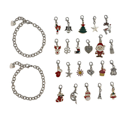 Christmas Advent Calendar Bracelet Set