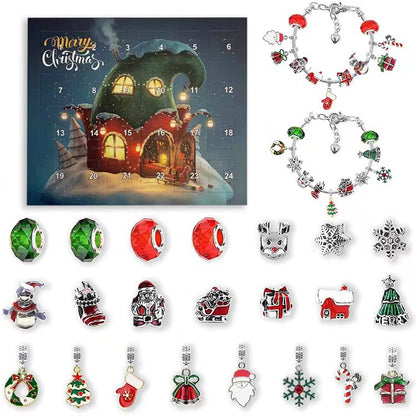 Christmas Advent Calendar Bracelet Set