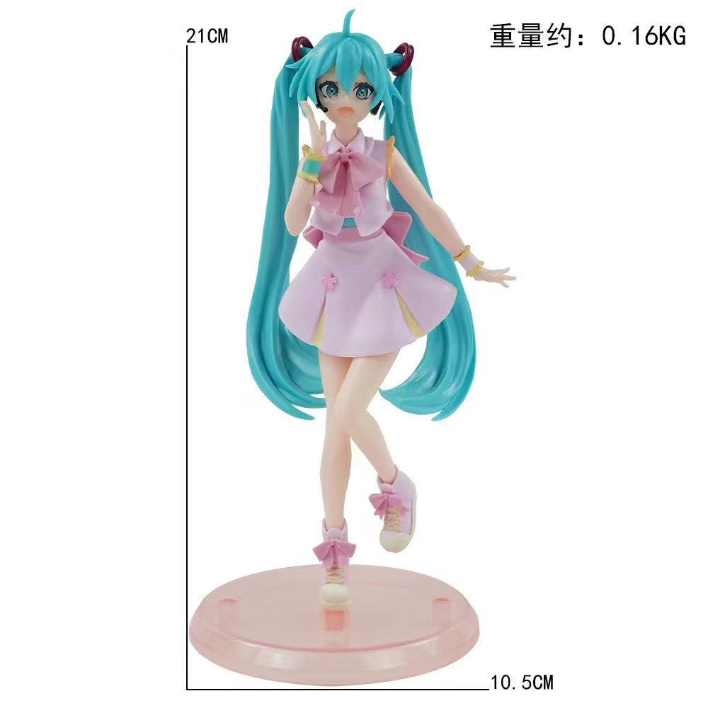 Wholesale Sakura Hatsune Figure Miku Dance Cinderella Hatsune Model Ornament Gift Anime Peripheral