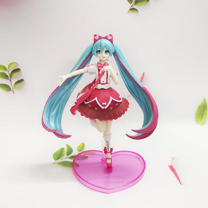 Wholesale Sakura Hatsune Figure Miku Dance Cinderella Hatsune Model Ornament Gift Anime Peripheral