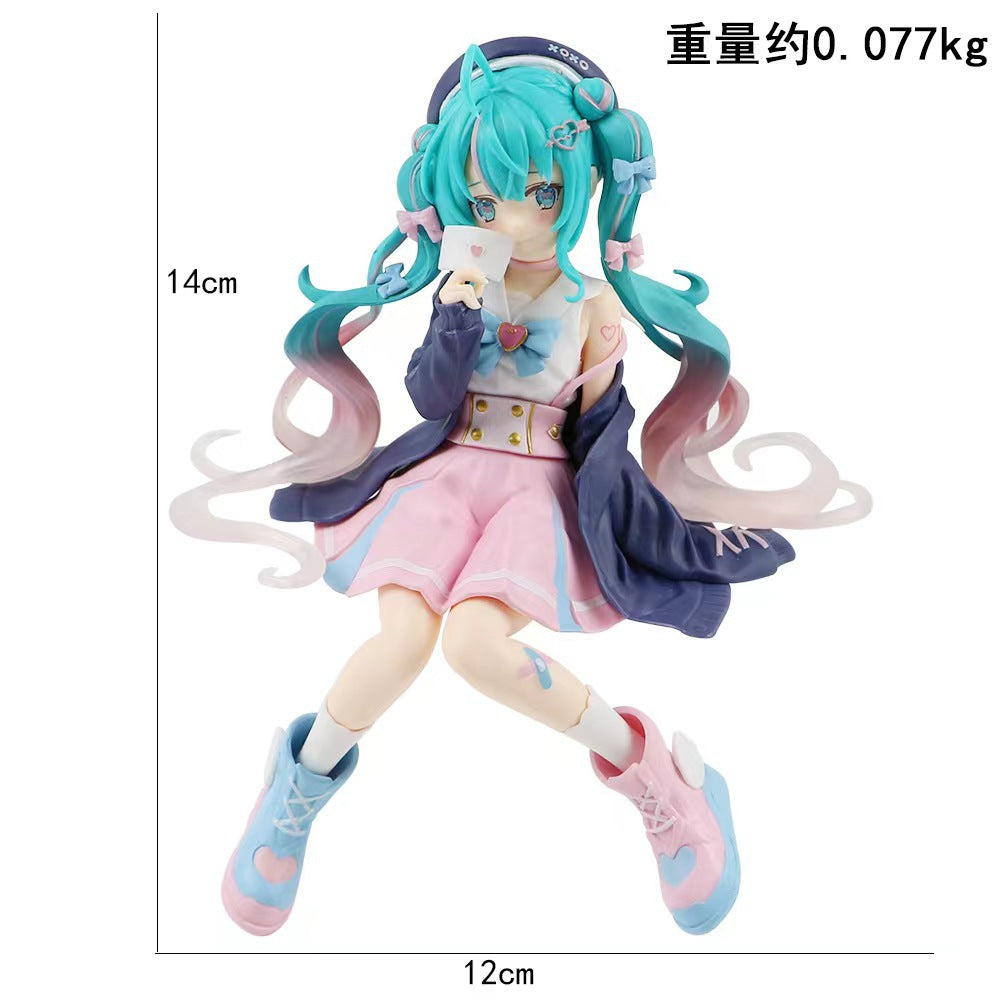 Wholesale Sakura Hatsune Figure Miku Dance Cinderella Hatsune Model Ornament Gift Anime Peripheral