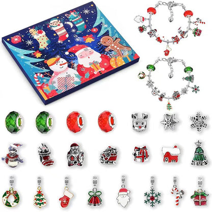 Christmas Advent Calendar Bracelet Set