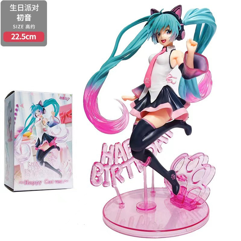 Wholesale Sakura Hatsune Figure Miku Dance Cinderella Hatsune Model Ornament Gift Anime Peripheral