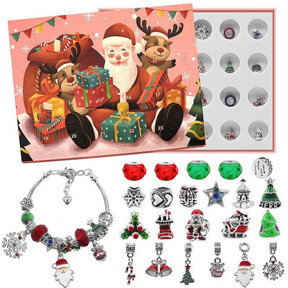 Christmas Advent Calendar Bracelet Set