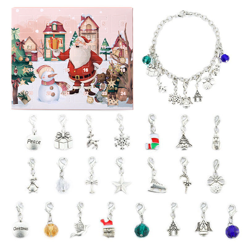 Christmas Advent Calendar Bracelet Set