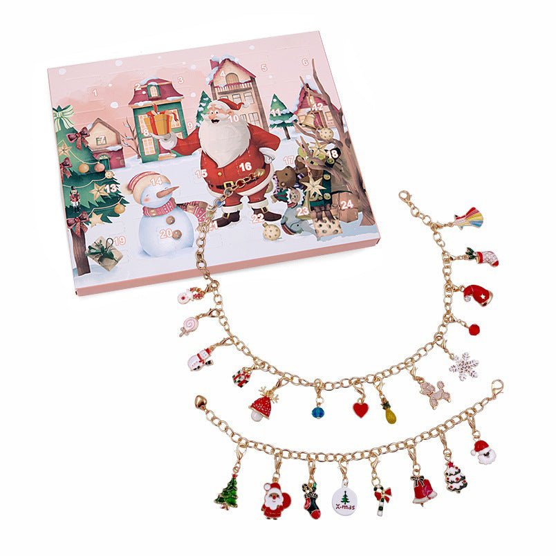 Christmas Advent Calendar Bracelet Set